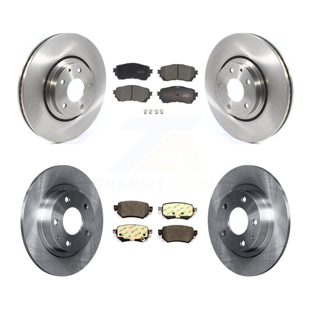 [Front+Rear] 2021 Mazda 6 Turbocharged Premium OE Brake Rotors & Ceramic Pads Kit For Max Braking