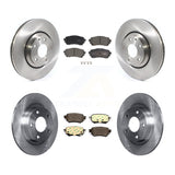 [Front+Rear] 2021 Mazda 6 Turbocharged Premium OE Brake Rotors & Ceramic Pads Kit For Max Braking