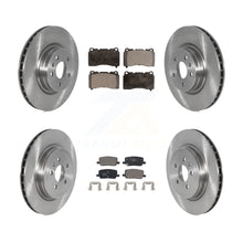 Charger l'image dans la galerie, [Front+Rear] 2017-2019 Tesla X S Premium OE Brake Rotors &amp; Ceramic Pads Kit For Max Braking