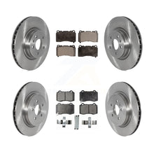 Load image into Gallery viewer, Front Rear Disc Brake Rotor &amp; Ceramic Pad Kit For Tesla S X With Brembo Calipers