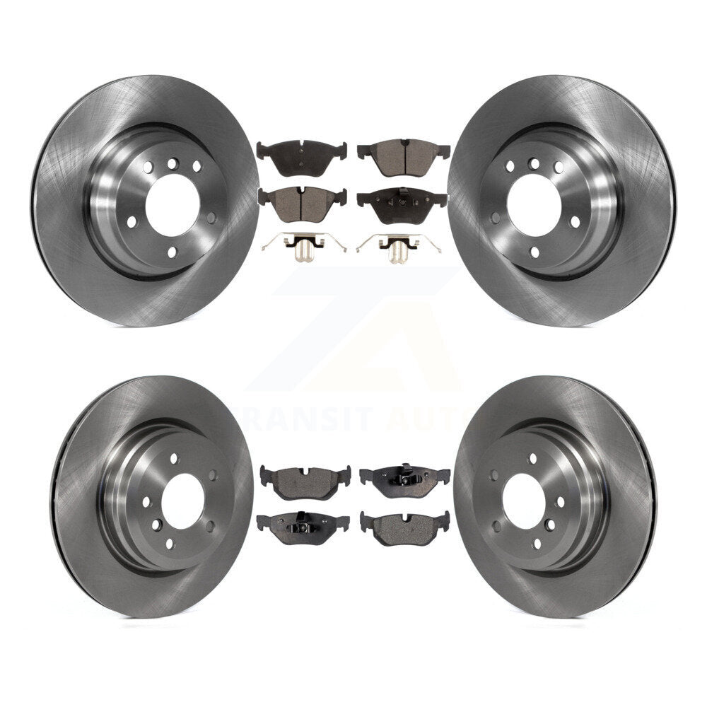 [Front+Rear] 2012 BMW X1 xDrive28i Premium OE Brake Rotors & Ceramic Pads Kit For Max Braking