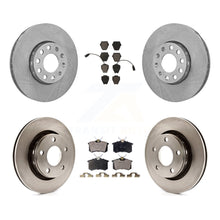 Charger l'image dans la galerie, Front Rear Disc Brake Rotors And Ceramic Pads Kit For Volkswagen Passat