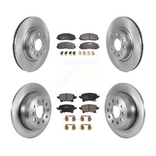 Charger l'image dans la galerie, Front Rear Disc Brake Rotors And Ceramic Pads Kit For Jeep Wrangler