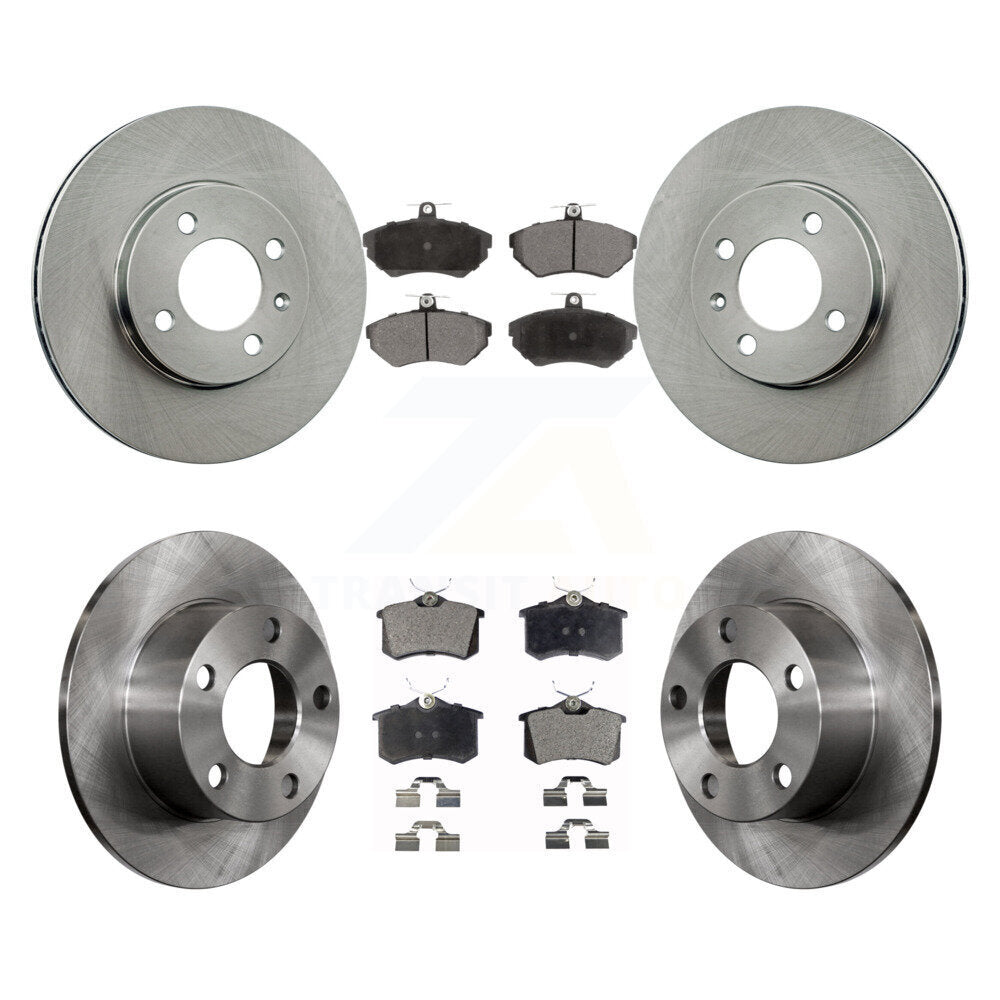 [Front+Rear] 1997 Volkswagen Passat 1.9L Premium OE Brake Rotors & Ceramic Pads Kit For Max Braking
