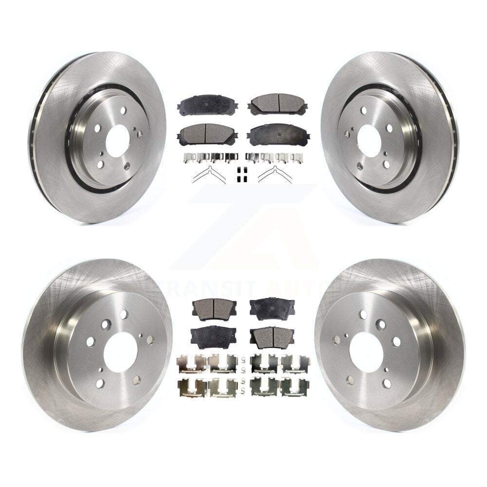 [Front+Rear] 2022 Toyota Camry TRD Premium OE Brake Rotors & Ceramic Pads Kit For Max Braking