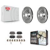 Rear Disc Brake Rotors And Ceramic Pads Kit For 2022 Ford Explorer 3.3L