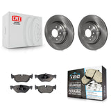 Rear Brake Rotors Ceramic Pad Kit For BMW X1 xDrive28i With 336mm Diameter Rotor
