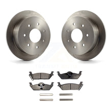 Charger l&#39;image dans la galerie, Rear Disc Brake Rotors And Ceramic Pad Kit For 2004 Ford F-150 With 7 Lug Wheels