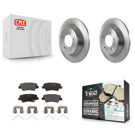 [Rear] 2020-2022 Kia Soul 1.6L Premium OE Brake Rotors & Ceramic Pads Kit For Max Braking