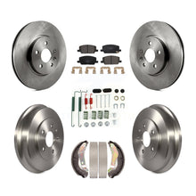 Charger l'image dans la galerie, Front Rear Disc Brake Rotors Ceramic Pads And Drum Kit (7Pc) For Chevrolet Trax
