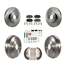 Charger l'image dans la galerie, Front Rear Disc Brake Rotors Ceramic Pads And Drum Kit (7Pc) For Chevrolet Trax