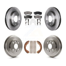 Load image into Gallery viewer, Front Rear Disc Brake Rotors Ceramic Pad And Drum Kit For Mazda Protege Protege5