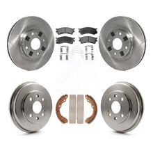 Load image into Gallery viewer, Front Rear Brake Rotor Ceramic Pad And Drum Kit For 1999-2000 Mazda Protege 1.8L