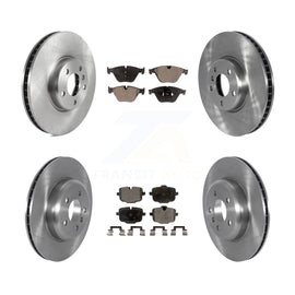Front Rear Disc Brake Rotors And Ceramic Pads Kit (6Pc) For BMW 535i