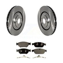 Load image into Gallery viewer, Front Disc Brake Rotors And Ceramic Pads Kit For Audi A7 Quattro A8