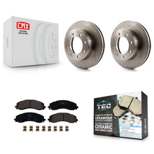 Charger l'image dans la galerie, [Front] 2019-2022 Ram 2500 3500 Premium OE Brake Rotors &amp; Ceramic Pads Kit For Max Braking