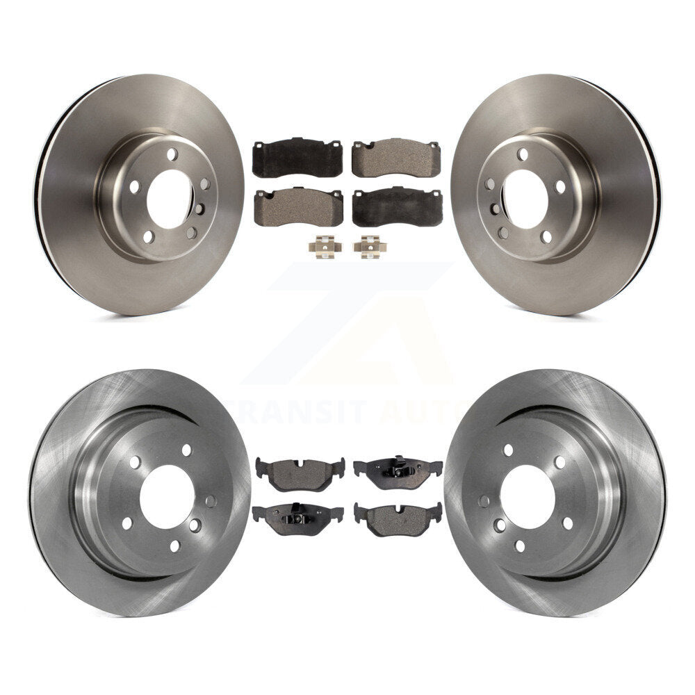 [Front+Rear] 2013 BMW 328i Convertible with 3.0L Premium OE Brake Rotors & Ceramic Pads Kit For Max Braking