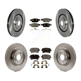 Front Rear Disc Brake Rotors And Ceramic Pads Kit For Audi A7 Quattro