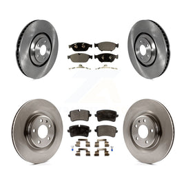 Front Rear Disc Brake Rotors And Ceramic Pads Kit For Audi A8 Quattro