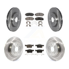 [Front+Rear] 2019-2021 Acura RDX Premium OE Brake Rotors & Ceramic Pads Kit For Max Braking