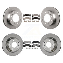 Charger l'image dans la galerie, Front Rear Disc Brake Rotors And Ceramic Pads Kit For Chevrolet Express 4500