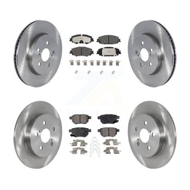 [Front+Rear] 2019 Toyota Corolla 2.0L Premium OE Brake Rotors & Ceramic Pads Kit For Max Braking