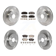 Charger l'image dans la galerie, Front Rear Disc Brake Rotors And Ceramic Pads Kit For Toyota Corolla