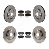 Front Rear Disc Brake Rotor And Ceramic Pad Kit For Audi A6 Quattro A7 Sportback