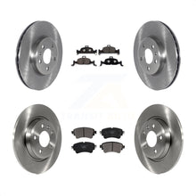 Charger l'image dans la galerie, Front Rear Disc Brake Rotors &amp; Ceramic Pad Kit For 2019 Audi A4 With Solid Rotor