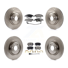 Front Rear Disc Brake Rotors And Ceramic Pads Kit For Audi S4 S5