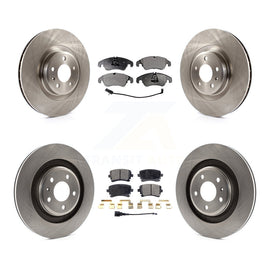 Front Rear Disc Brake Rotors And Ceramic Pads Kit For 2010 Audi S4