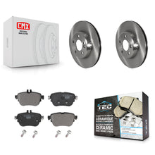 Charger l'image dans la galerie, [Rear] 2017-2018 Mercedes-Benz E300 Premium OE Brake Rotors &amp; Ceramic Pads Kit For Max Braking