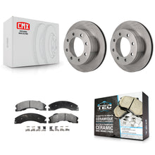 Load image into Gallery viewer, Rear Brake Rotor Ceramic Pad Kit For Chevrolet Express 4500 3.20" Overall Height
