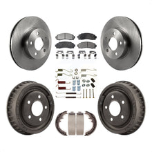 Charger l'image dans la galerie, Front Rear Disc Brake Rotors Ceramic Pads And Drum Kit (7Pc) For Mazda B4000