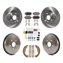 Load image into Gallery viewer, Front Rear Brake Rotor Ceramic Pad And Drum Kit (7Pc) For 2004-2007 Toyota Prius