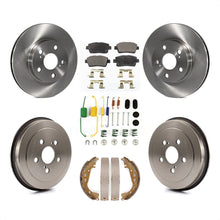Load image into Gallery viewer, Front Rear Disc Brake Rotor Ceramic Pad And Drum Kit (7Pc) For 2008 Toyota Prius