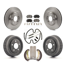 Load image into Gallery viewer, Front Rear Disc Brake Rotors Ceramic Pad And Drum Kit (7Pc) For Chevrolet Malibu