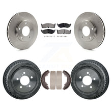 Load image into Gallery viewer, Front Rear Brake Rotor Ceramic Pad &amp; Drum Kit For Dodge Grand Caravan Plymouth