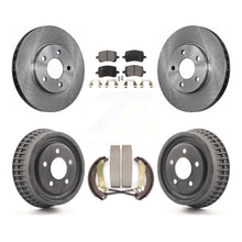 Load image into Gallery viewer, Front Rear Disc Brake Rotors Ceramic Pads And Drum Kit For Chevrolet Malibu