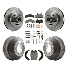 Charger l'image dans la galerie, Front Rear Brake Rotor Ceramic Pad &amp; Drum Kit (7Pc) For Chevrolet C1500 Suburban
