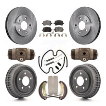 Load image into Gallery viewer, Front Rear Disc Brake Rotors Ceramic Pad And Drum Kit (9Pc) For Chevrolet Malibu