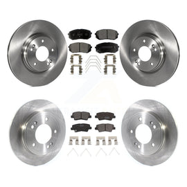 [Front+Rear] 19-21 Hyundai Veloster Turbocharged Premium OE Brake Rotors & Ceramic Pads Kit For Max Braking