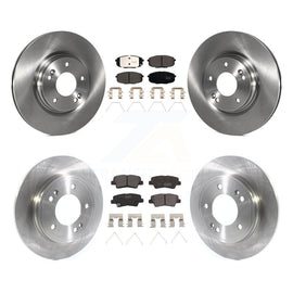 [Front+Rear] 2020 Kia Forte 1.6L Premium OE Brake Rotors & Ceramic Pads Kit For Max Braking