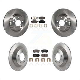 Front Rear Disc Brake Rotors Ceramic Pad Kit For 2022 Hyundai Kona FWD with 1.6L