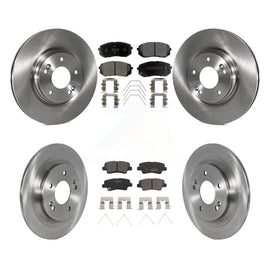 [Front+Rear] 2022 Hyundai Kona AWD Premium OE Brake Rotors & Ceramic Pads Kit For Max Braking