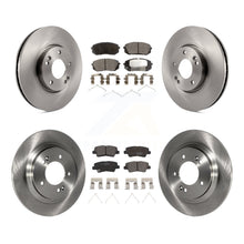 Charger l'image dans la galerie, Front Rear Disc Brake Rotors And Ceramic Pads Kit For Hyundai Sonata