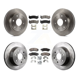 Front Rear Disc Brake Rotors And Ceramic Pads Kit For GMC Sierra 1500 Classic
