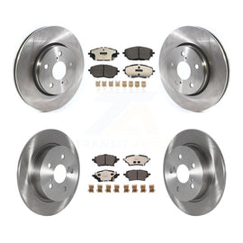 Front Rear Disc Brake Rotors And Ceramic Pads Kit For Toyota C-HR