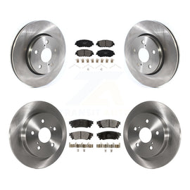 Front Rear Disc Brake Rotors And Ceramic Pads Kit For Toyota C-HR