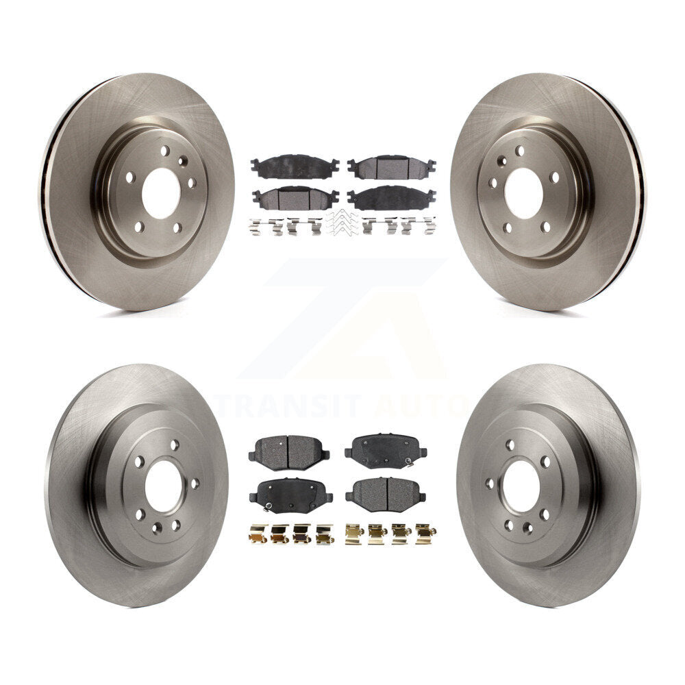 Front Rear Brake Rotors Ceramic Pad Kit For Ford Explorer With Heavy Duty Brakes